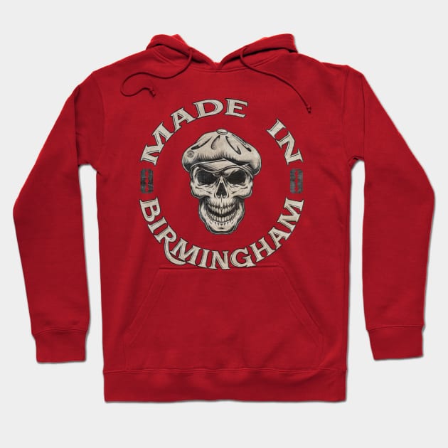 Blinding Newsboy Skull Cap Made in Brum Hoodie by eyevoodoo